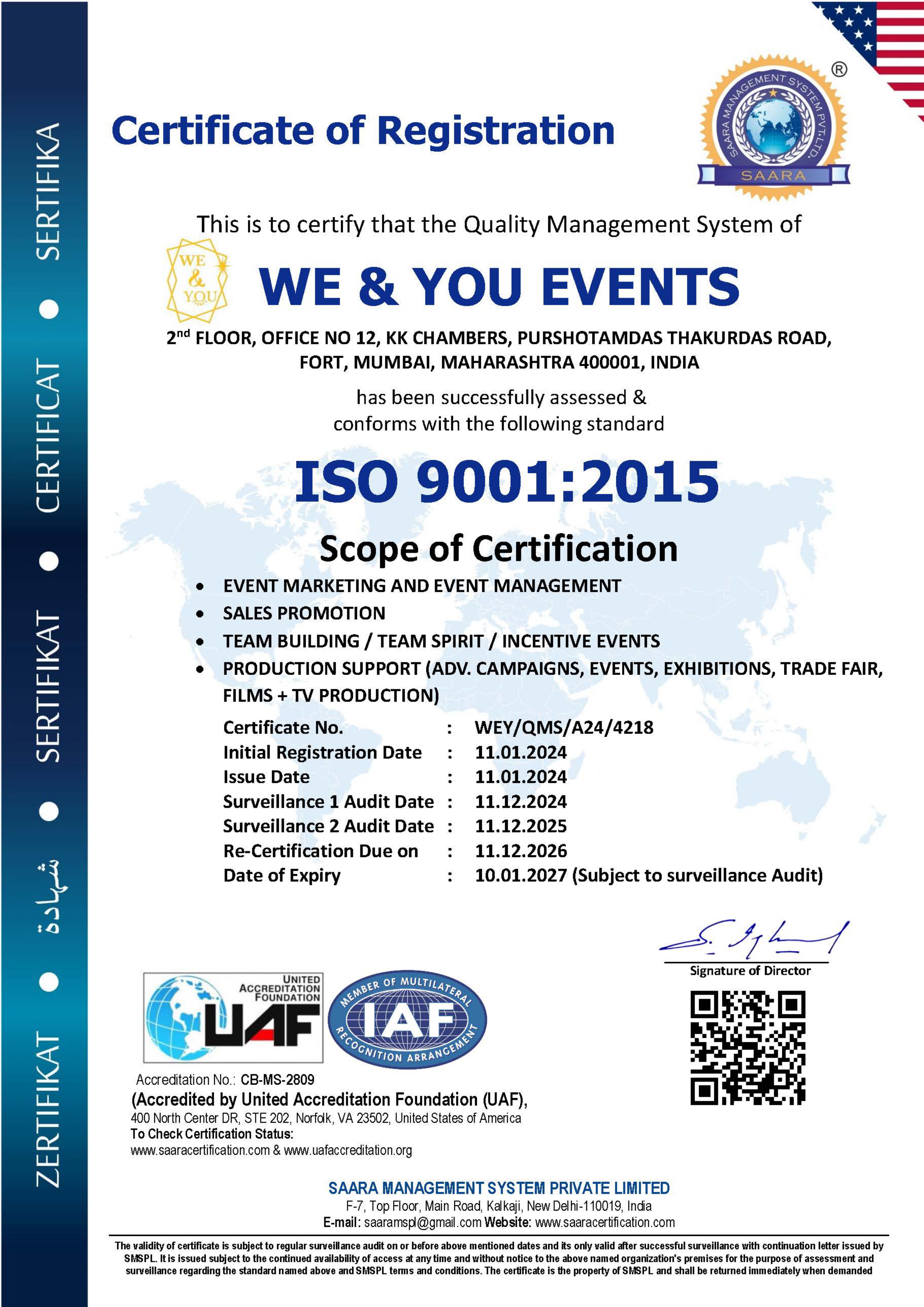 iso certified catering company in mumbai