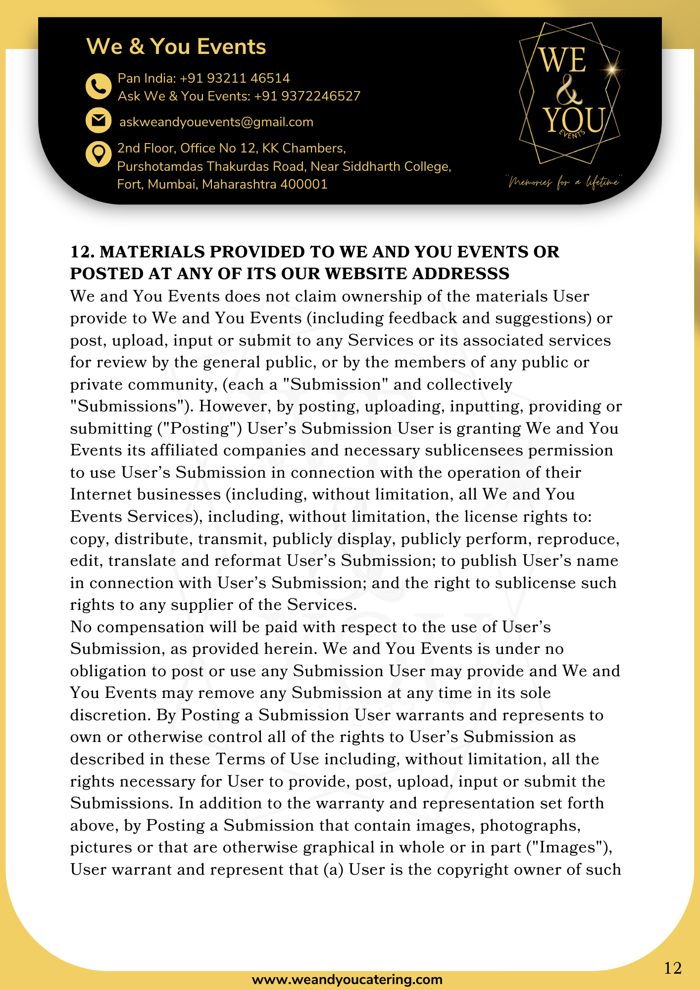 iso certified event management company and event hospitality services