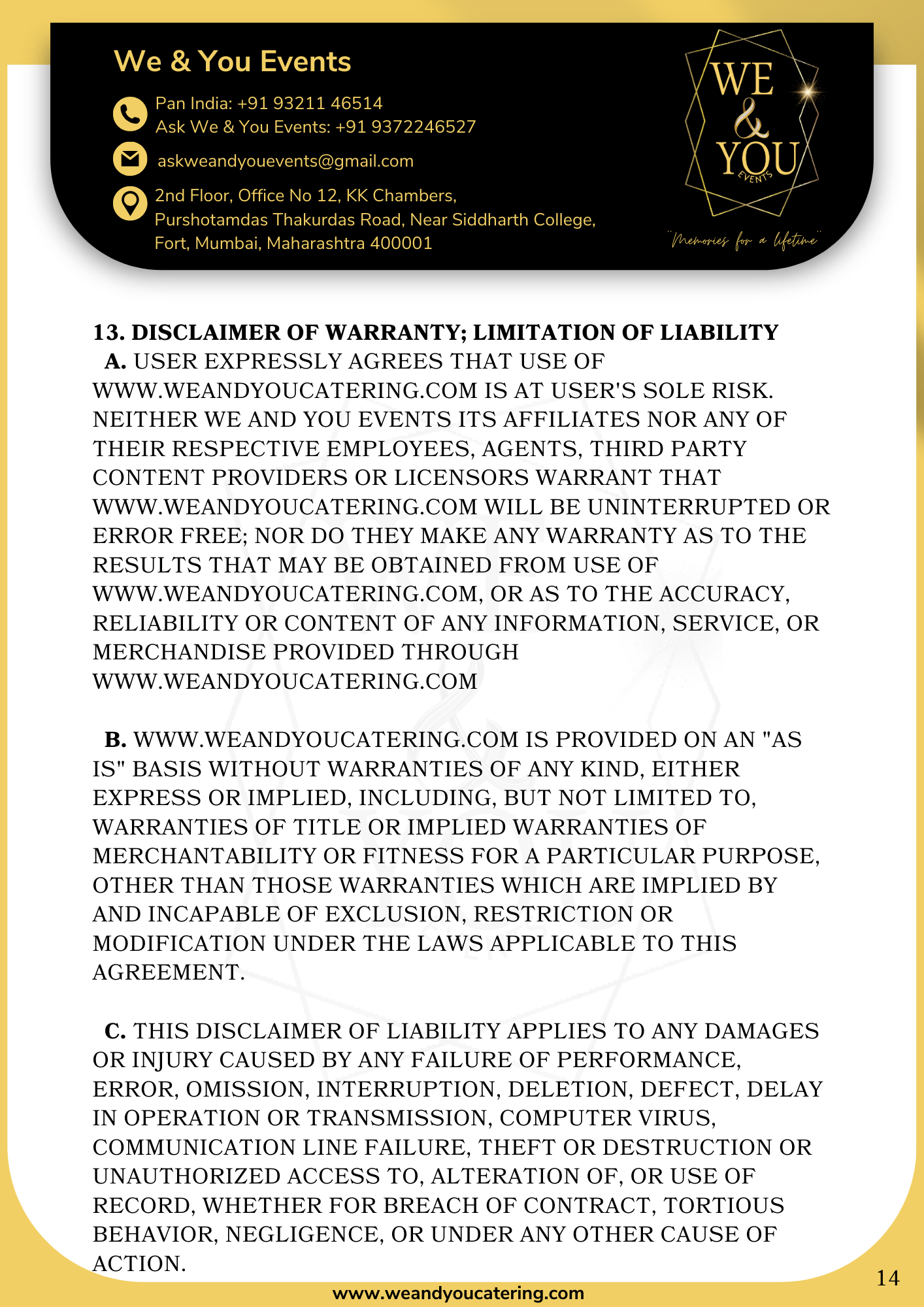 iso certified event management company and event hospitality services