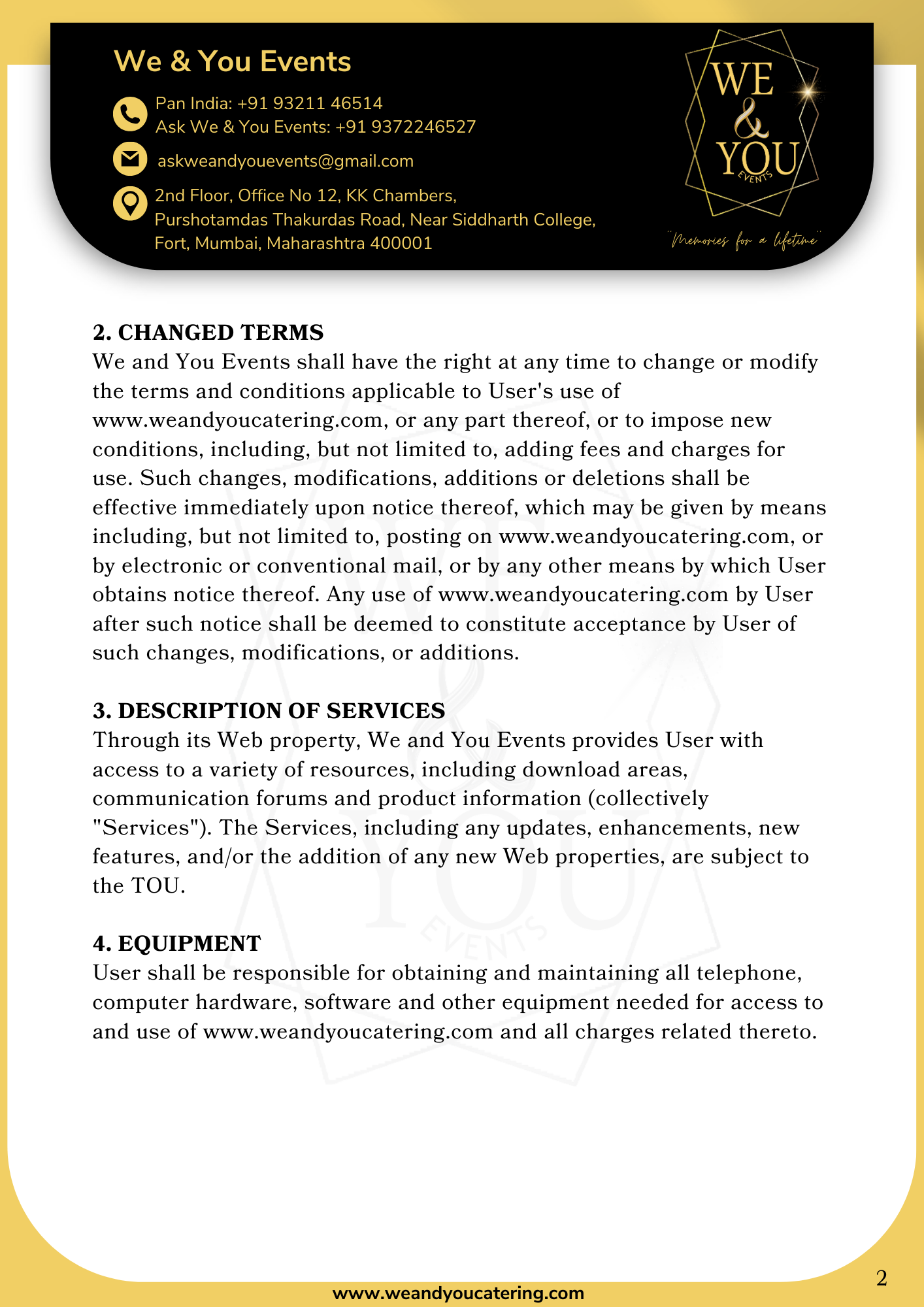 iso certified event management company and event hospitality services