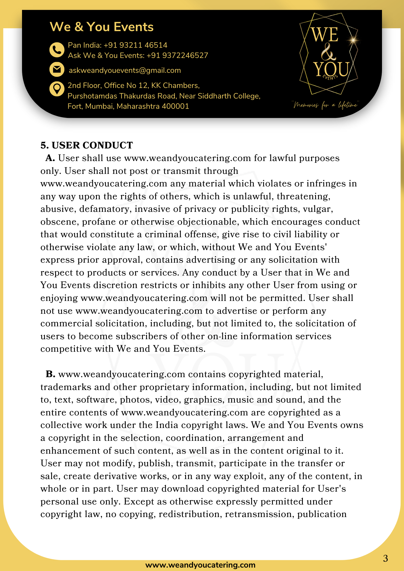 iso certified event management company and event hospitality services